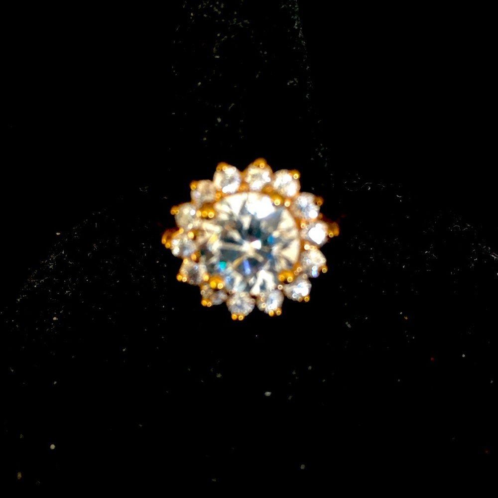 Cocktail ring marked 925‎